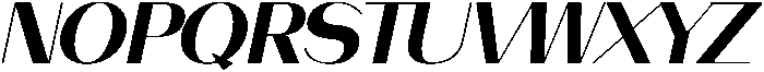 aurora Italic otf (400) Font UPPERCASE