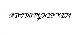 Auntekhno Script Font UPPERCASE