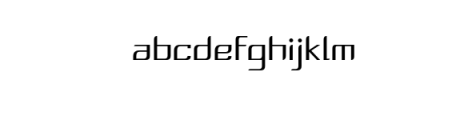 Authentic.ttf Font LOWERCASE