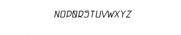 Auvin Font Bold - Bold Italic Font UPPERCASE