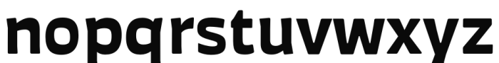 Auster Rounded Black Font LOWERCASE