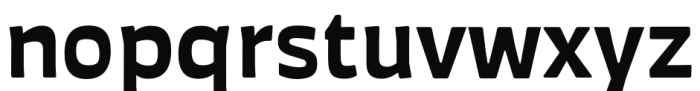 Auster Rounded Bold Font LOWERCASE