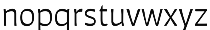 Auster Rounded Book Font LOWERCASE