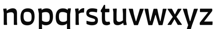 Auster Rounded Medium Font LOWERCASE