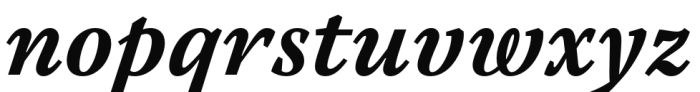 Austera Text Bold Italic Font LOWERCASE