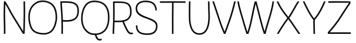 Austral Sans Hairline Font UPPERCASE