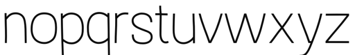 Austral Sans Hairline Font LOWERCASE