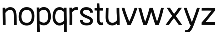 Austral Sans Regular Font LOWERCASE