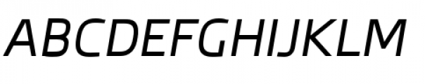 Autobahn Pro Medium Italic Font UPPERCASE