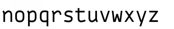 Autocode Font LOWERCASE
