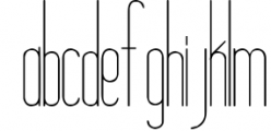 Audovera typeface 1 Font LOWERCASE