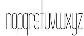 Audovera typeface 1 Font LOWERCASE