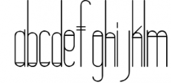 Audovera typeface 2 Font LOWERCASE