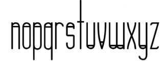 Audovera typeface 3 Font LOWERCASE