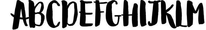 August Boy - Modern, bold, brush font + dingbat clipart Font UPPERCASE