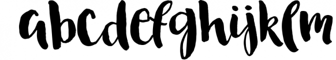 August Boy - Modern, bold, brush font + dingbat clipart Font LOWERCASE
