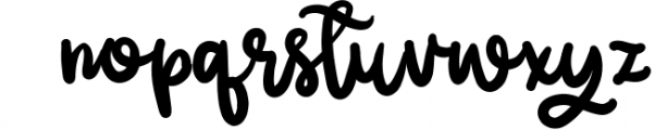 August June Font LOWERCASE