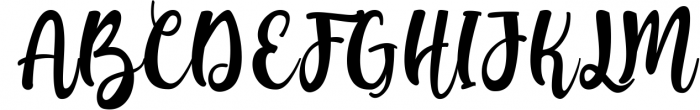 Augustha - Lovely Script Font UPPERCASE