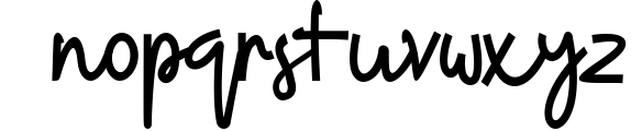 Aurantimaculata Font LOWERCASE