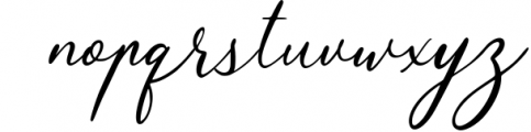 Aurelye Modern Calligraphy Font LOWERCASE
