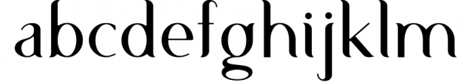 Aurum. Elegant Sans Serif typeface. Font LOWERCASE