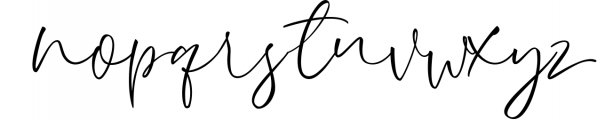 Aussiente Signature - Script Font LOWERCASE