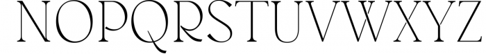Austen - Aesthetic Serif Font 5 Font UPPERCASE