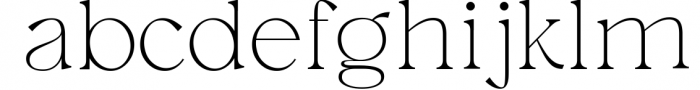 Austen - Aesthetic Serif Font 5 Font LOWERCASE