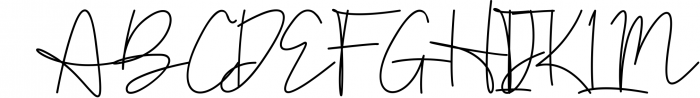 Austin Pen - Signature Monoline Font UPPERCASE