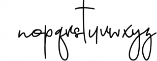Austin Pen - Signature Monoline Font LOWERCASE