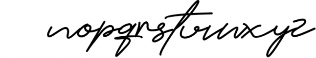 Austin Signature Font 1 Font LOWERCASE
