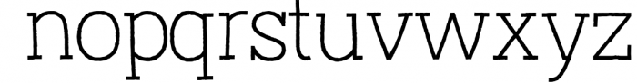 Austral Slab *Complete Family 4 Font LOWERCASE