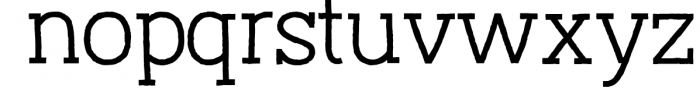 Austral Slab *Complete Family 8 Font LOWERCASE