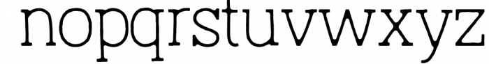 Austral Slab *Complete Family 9 Font LOWERCASE