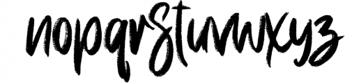 Australia Handwritten Font LOWERCASE