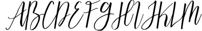 Australis - handwritten font 1 Font UPPERCASE