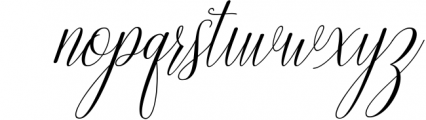 Austtina script 2 Font LOWERCASE
