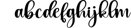Authentic Heart a Lovely Handwritten Type Font LOWERCASE