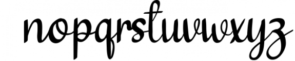 Autography Font LOWERCASE