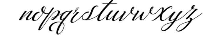 Auttan Script Calligraphy Font Font LOWERCASE