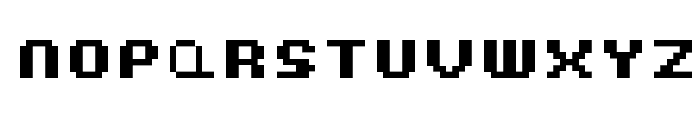 AuX DotBitC Xtra Bold Font UPPERCASE