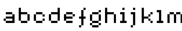 AuX DotBitC Xtra Font LOWERCASE