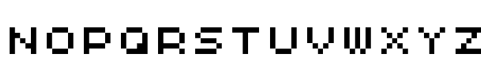AuX DotBitC Font UPPERCASE