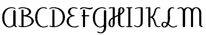 Aubade Expanded Font UPPERCASE