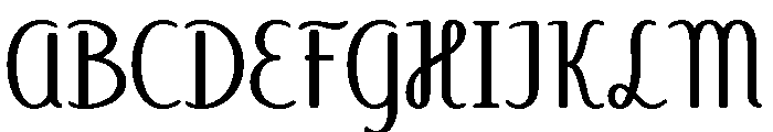 Aubade Regular Font UPPERCASE