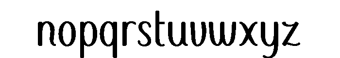 Aubade Regular Font LOWERCASE