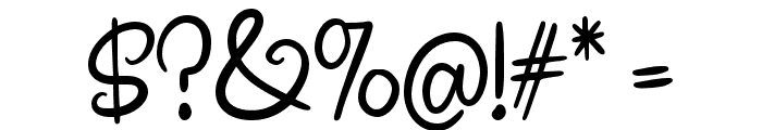 AubrietaDEMO-Regular Font OTHER CHARS
