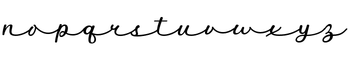 Auckland Signature Font LOWERCASE