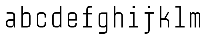 Audimat Mono Light Font LOWERCASE