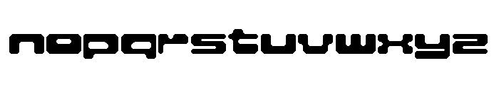Audio Nugget Regular Font LOWERCASE